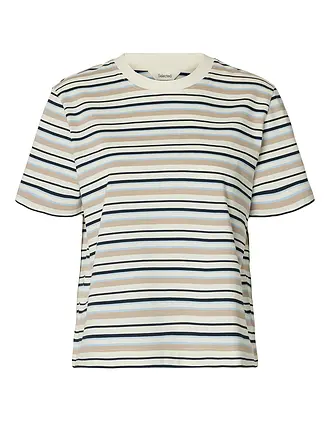 SELECTED FEMME | T-Shirt SLFESSENTIAL | creme